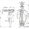 Выпускной комплект ALCAPLAST SA08ASK 1/2