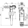 Выпускной комплект ALCAPLAST SA2000K 1/2