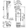 Выпускной комплект ALCAPLAST SA2000SK 1/2
